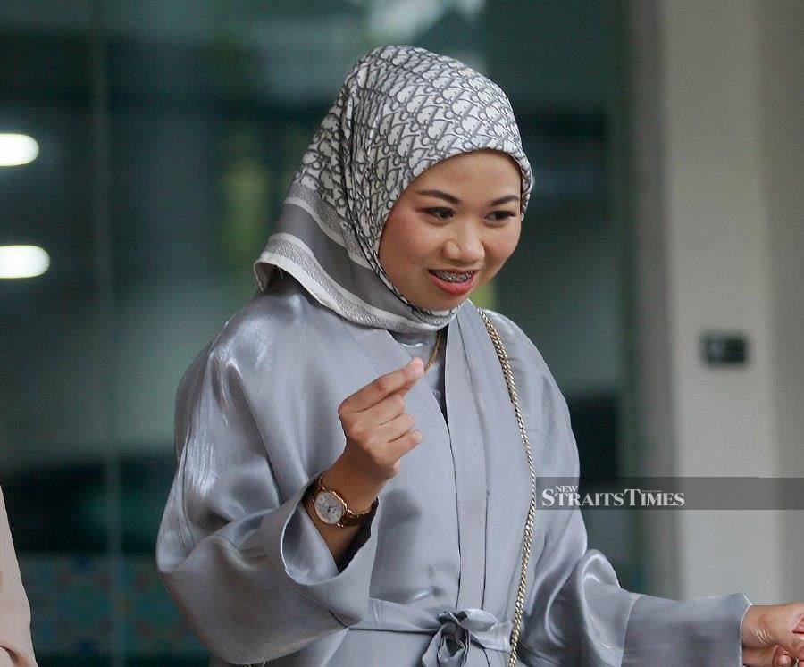 Nurul Shuhada was disappointed that Hafidz failed to turn up at the court several times. NSTP/Faiz Anuar