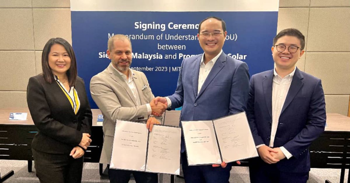 Siemens to drive Malaysia's green energy shift with Progressture Power ...