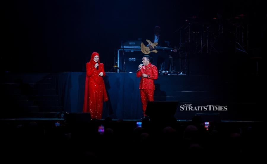 Datuk Seri Siti Nurhaliza had two duets with Judika (NSTP/ASYRAF HAMZAH)