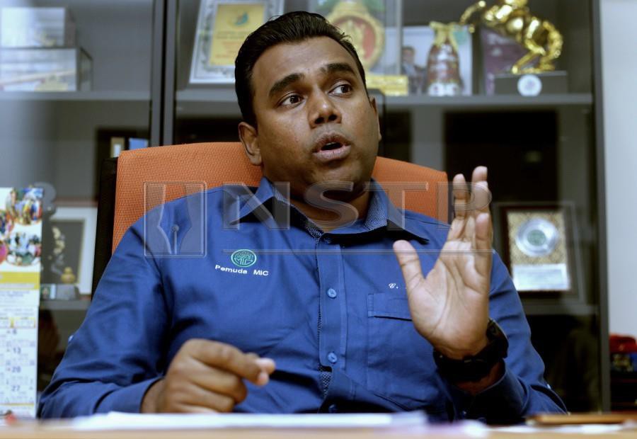 (File pix) “I do not wish to comment yet as I’m discussing matters with my lawyer” said MIC vice-president Datuk C. Sivarraajh. NSTP/ASWADI ALIAS.