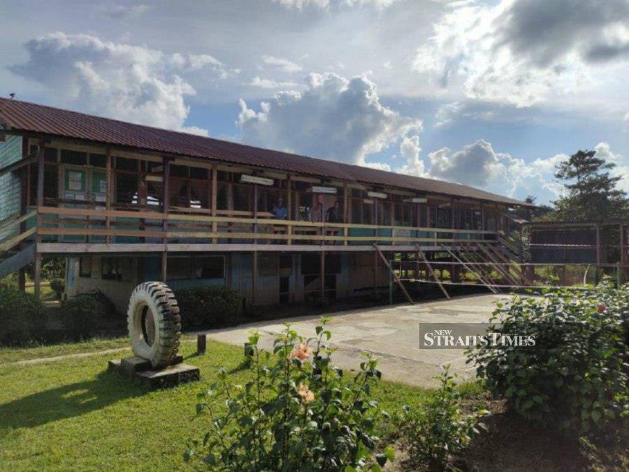 Sekolah Kebangsaan (SK) Long Bemang in Baram, one of the dilapidated schools in Sarawak. - Pic from Senior Education Minister Datuk Dr Radzi Jidin's Facebook