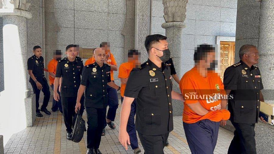 MACC has obtained remand orders for all seven suspects, which include two women. 