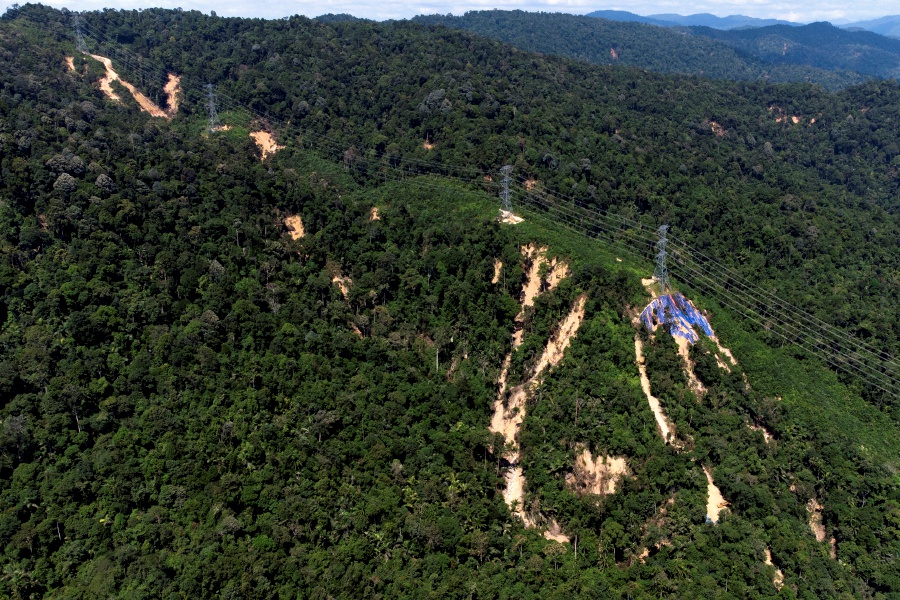 The non-stop construction of high rise buildings on hilly areas and poor drainage system are believed to be among the causes that lead to over 250 critical slopes nationwide. - Bernama file pic