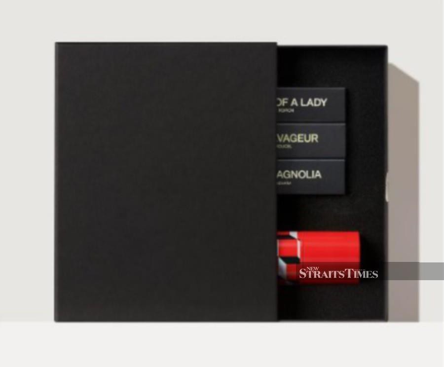 Frederic Malle limited-edition travel sets features a selection of three perfumes.
