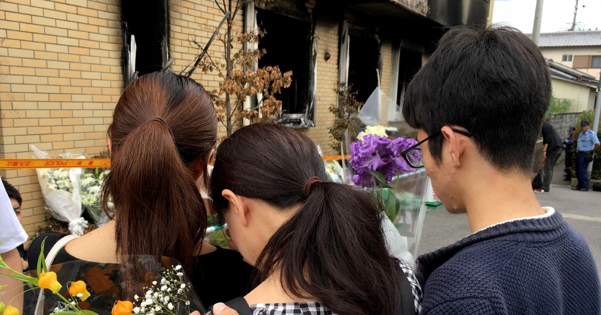 Most victims of Kyoto Animation fire found on stairs to rooftop