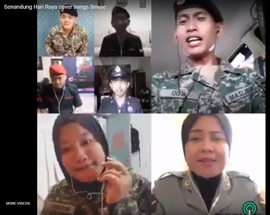 Showbiz: u0027Music videosu0027 of men and women in uniform go viral