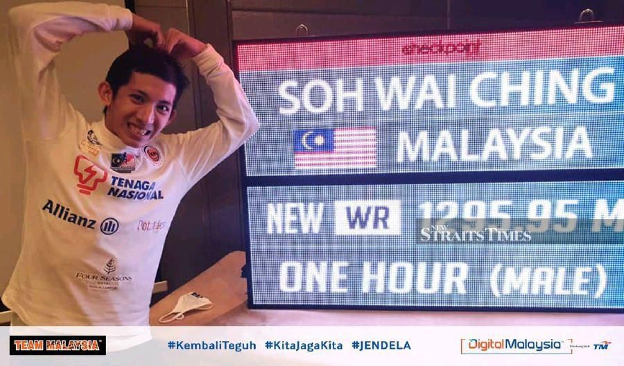 Malaysia's tower runner completes attempt at Guinness World Records