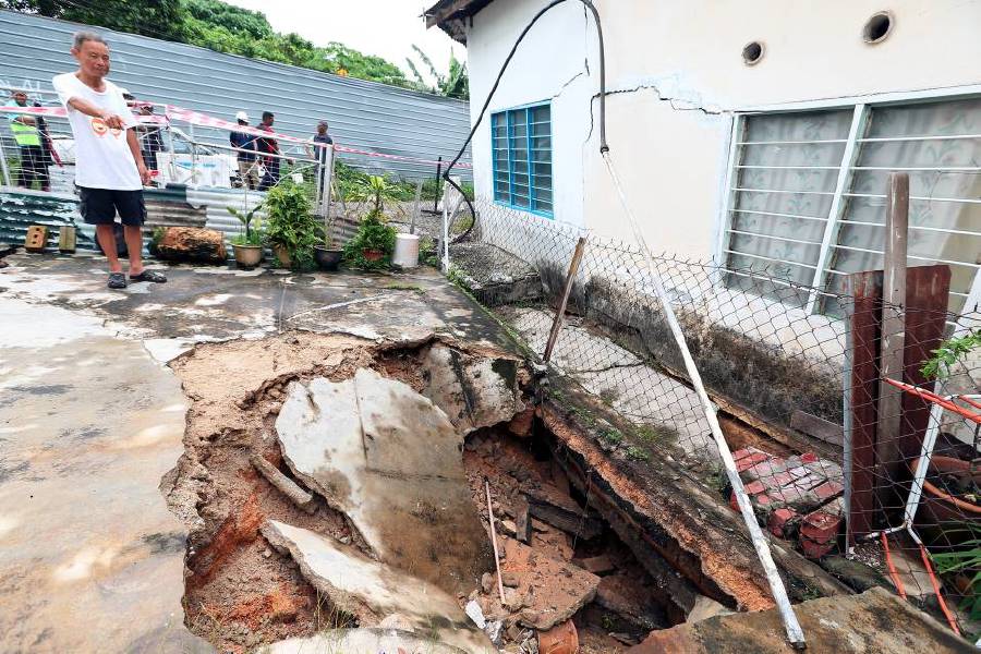 Penang Homes Suffer Structural Damage As Soil Sinks