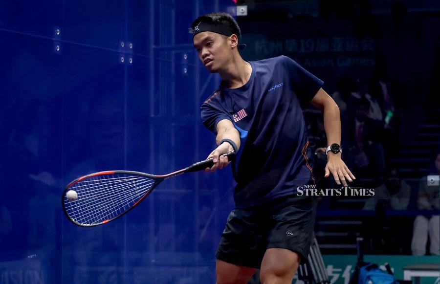 Malaysia’s Asian squash champion Ng Eain Yow fell to Egypt’s seventh seed Youssef Soliman in the Singapore Open today. NSTP FILE PIC