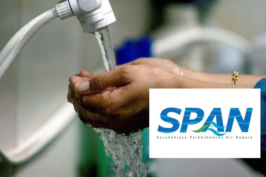 In a statement today, Span said based on its records in 2022, the actual cost of providing water supply services was RM1.75 per every cubic metre. - NSTP file pic