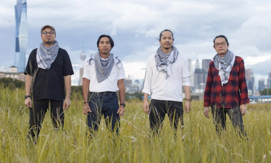 Longstanding indie rock band Stonebay, led by Ojie (second from right), will be performing more and releasing new songs soon.