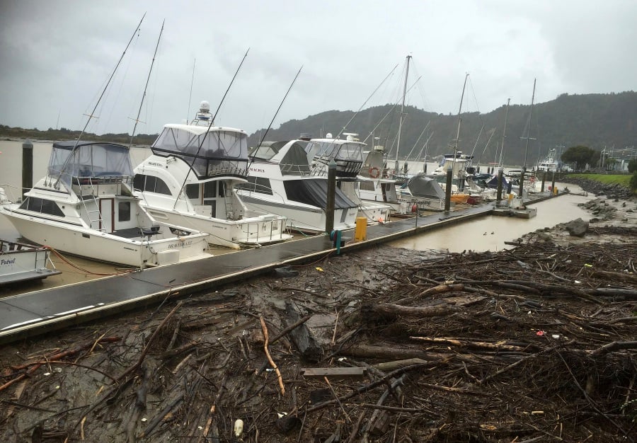 New Zealand escapes worst of tropical storm New Straits Times