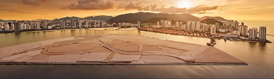 Seri Tanjung Pinang Phase 2A is located directly across the waters of Seri Tanjung Pinang and the Gurney Wharf public realm and park. Image sourced from easternandoriental.com