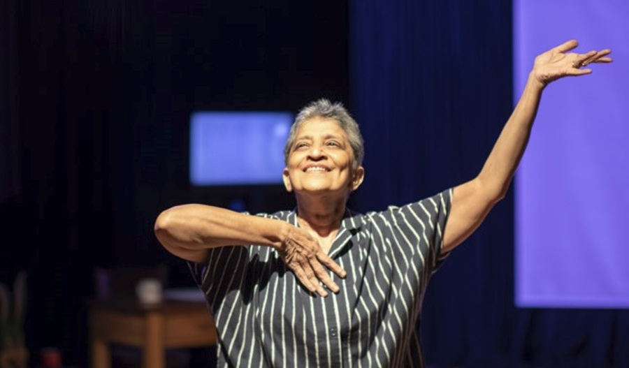 Dancer-choreographer and Five Arts Centre co-founder Marion D’Cruz presented a funny, tender and impressive solo performance with ‘ItSelf TerJadi’. - Pic courtesy of Kubhaer T. Jethwani