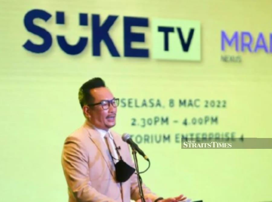 Datuk AC Mizal is back in action as the head of television station SUKE TV