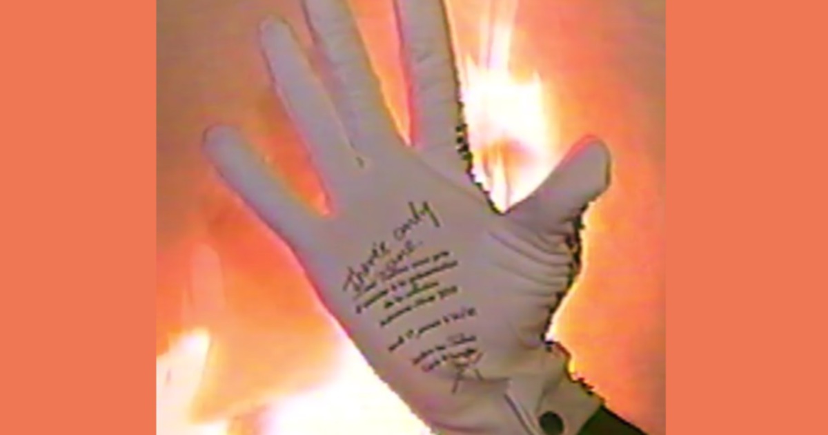 Virgil Abloh Louis Vuitton Fashion Show Invite - Michael Jackson Glove