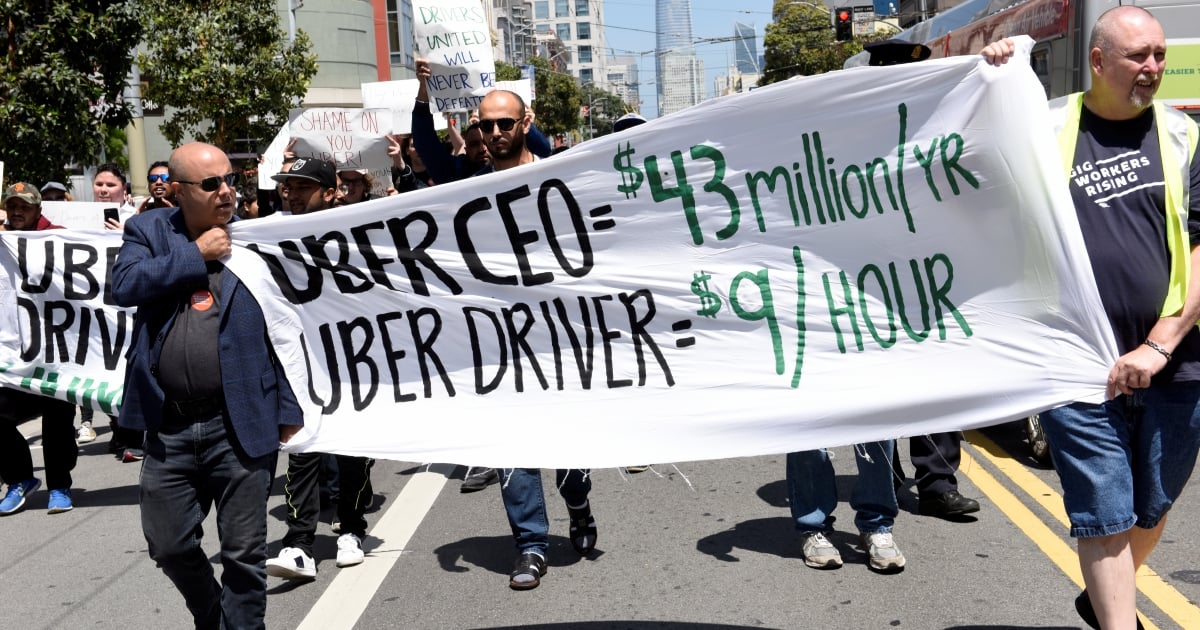 Rideshare Drivers Strike As Uber Poised To Go Public