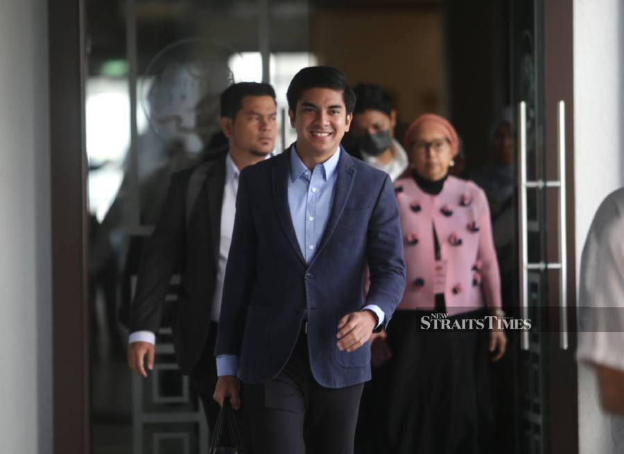 Syed Saddiq, in his supporting affidavit, claimed that Muda had, on Sept 10 last year, decided to withdraw its support from the unity government. - NSTP/MOHAMAD SHAHRIL BADRI SAALI