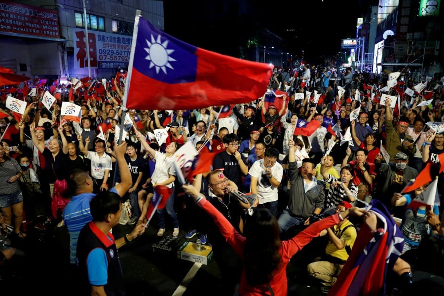 Taiwan's Ruling Party Faces Major Defeat In Key Elections | New Straits ...