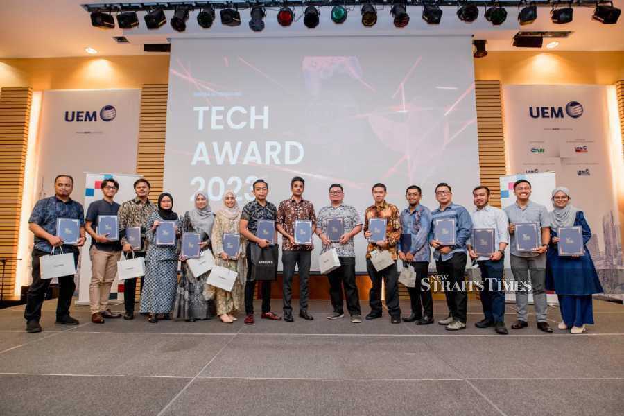 The award recipients of the inaugural Tech Award 2023