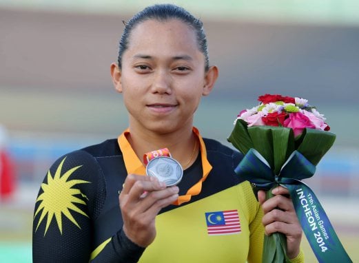 Fatehah Mustapa wins Asian Games silver in keirin | New Straits Times ...