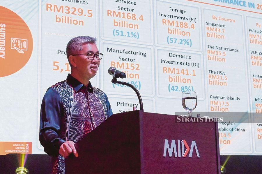 Investment, Trade and Industry MinisterTengku Datuk Seri Zafrul Abdul Aziz