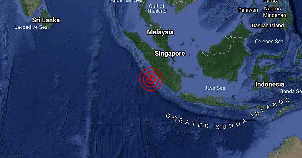 5 8 magnitude quake strikes Sumatra  New Straits  Times