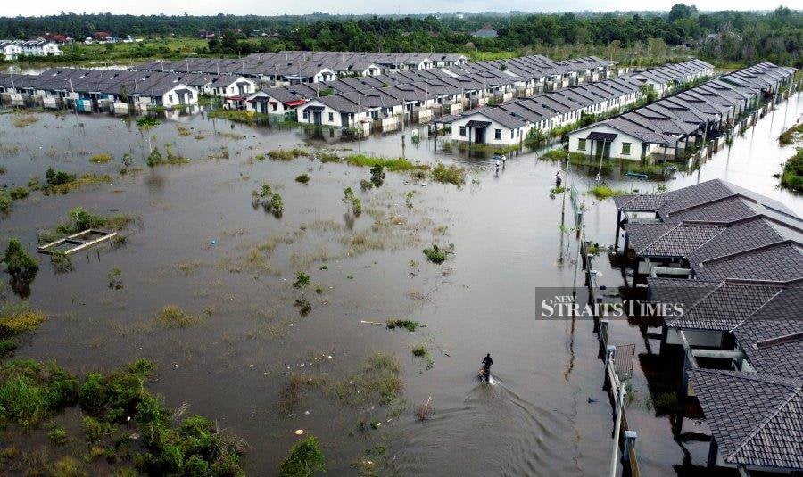 Kelantan has been sinking at a rate of 4.2mm a year, thanks to a correlation between subsidence — sinking of land or buildings — and groundwater extraction. - NSTP/NIK ABDULLAH NIK OMAR