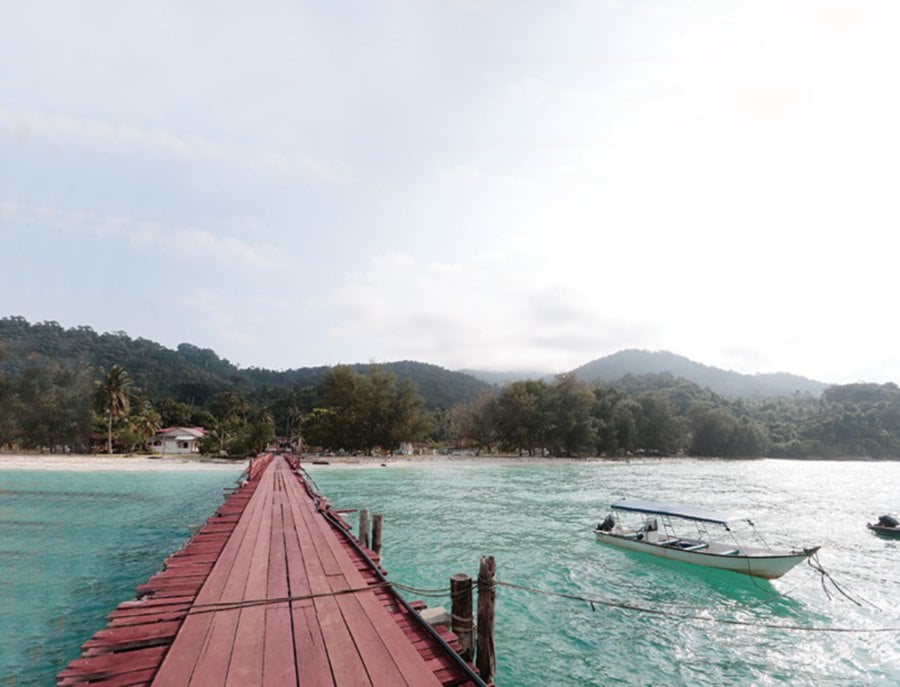 A view from the jetty.