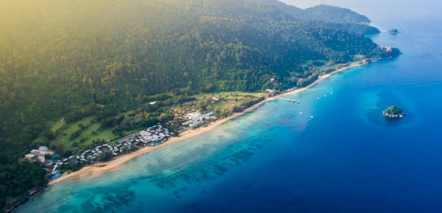 Berjaya Tioman Resort has exclusive chalet-style lodging and an 18-hole international golf course on 210 acres of tropical rainforest. Courtesy image