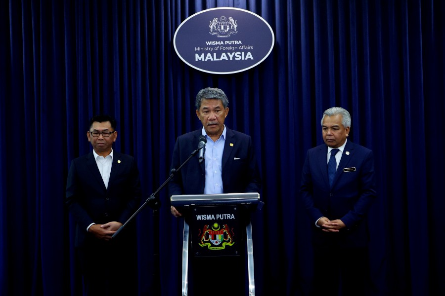 Wisma Putra in a statement said Foreign Affairs Minister Datuk Seri Mohamad Hasan, will lead the Malaysian delegation to the Ministerial Open Debate at the United Nations Security Council (UNSC) in New York tomorrow.- BERNAMA pic