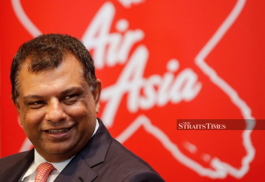 AirAsia CEO Tan Sri Tony Fernandes said last week that an American lender was willing to loan the group US$1 billion (RM4.14 billion) for its digital assets. - NSTP/SYARAFIQ ABD SAMAD.