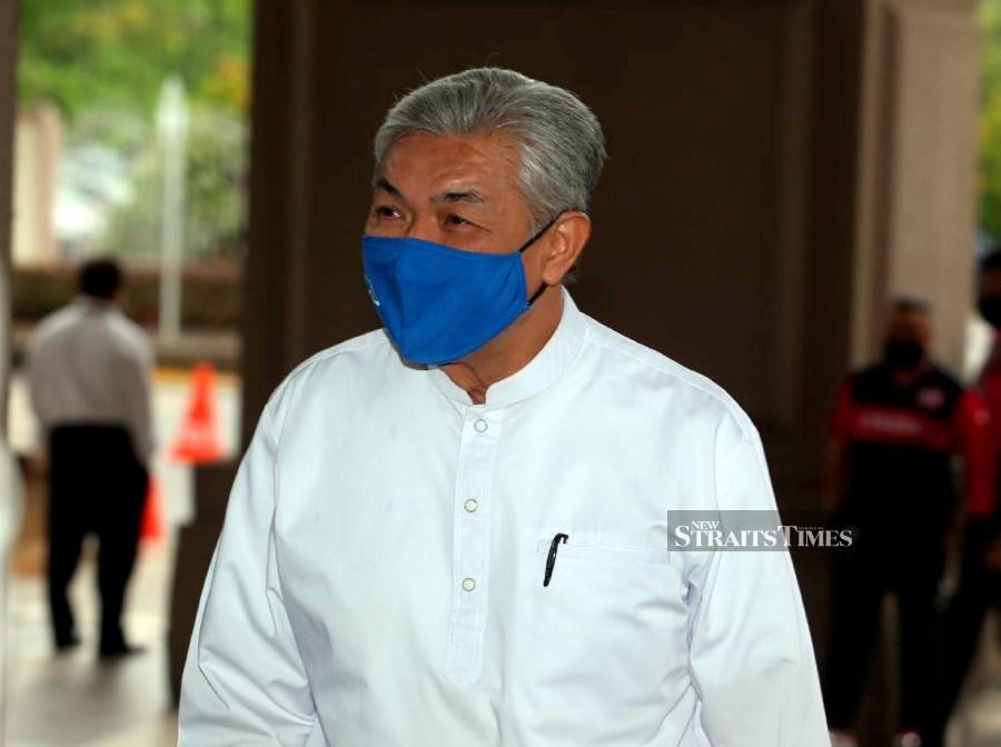 A partner at Messrs Lewis & Co today testified that no report was lodged to the authorities when the law firm received a total of RM76.9 million in cheques from Datuk Seri Ahmad Zahid Hamidi between 2016 and 2018 because he did not find it unusual or illegal and that the transactions did not seem suspicious to him. Photo by HAIRUL ANUAR RAHIM/NSTP