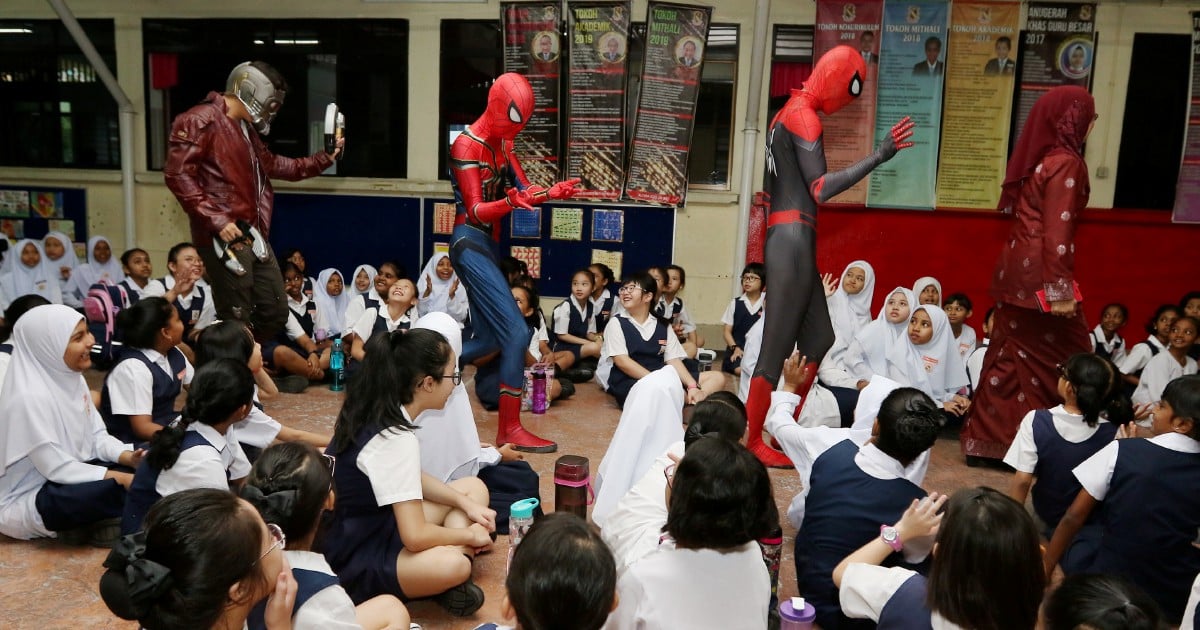 'Marvel superheroes' bring cheer to SK Convent Green Lane ...