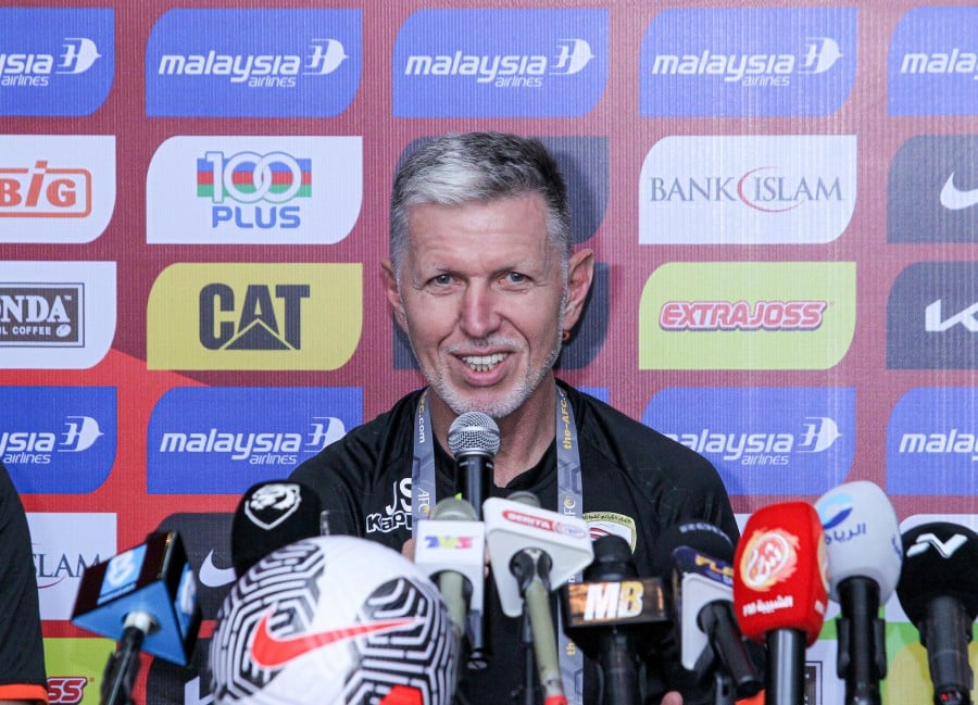 Oman coach Jaroslav Silhavy said his team aim to beat Malaysia for the second time in two weeks. NSTP Pic