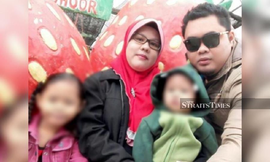 Nurhaffizzah Jamal lost her husband Norizuwan Omar (right) due to Covid-19. - Pic courtesy of Nurhaffizzah Jamal 