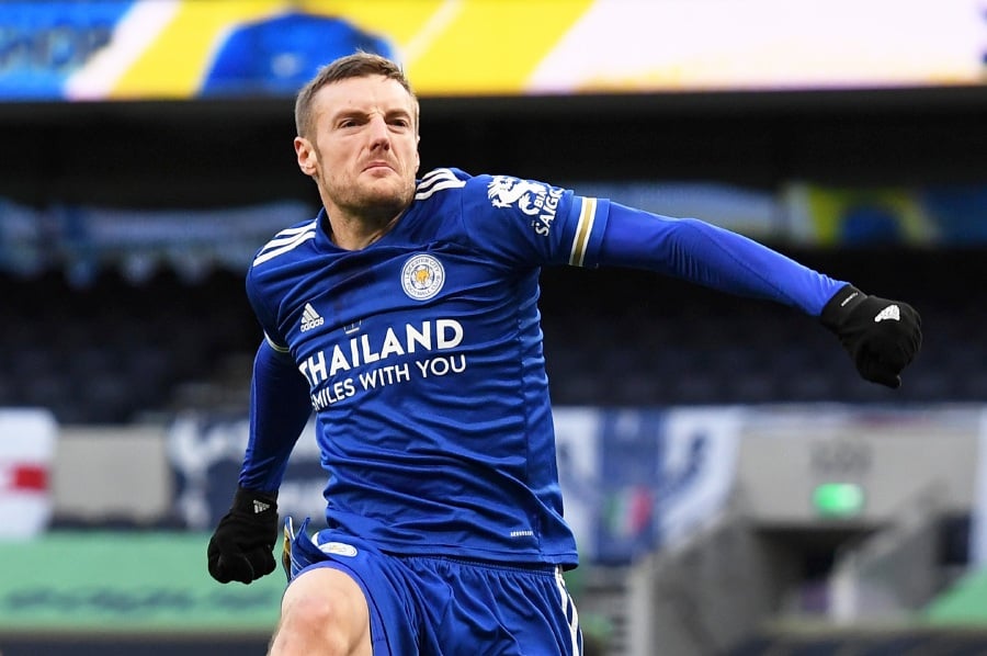 Jamie Vardy has signed a new one-year contract at Leicester, recently promoted back to the Premier League, the club announced on Friday. - REUTERS PIC