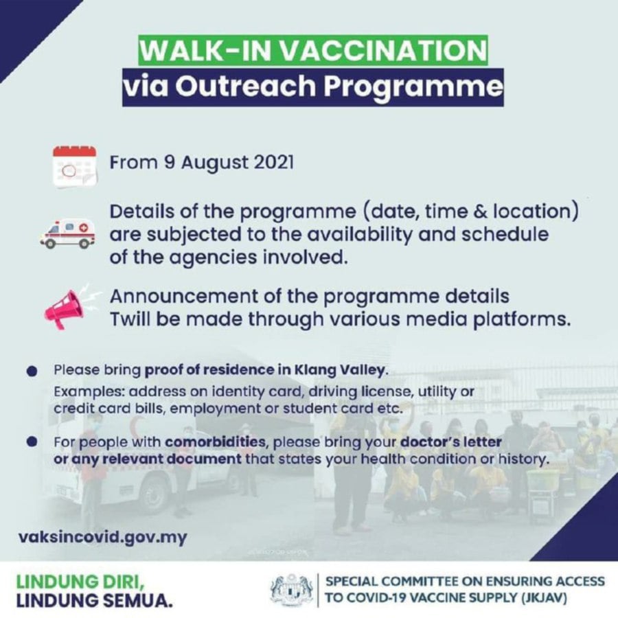 Bukit jalil walk in vaccine