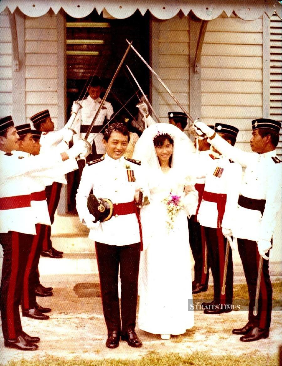  On Raymond's wedding day in December 1973.
