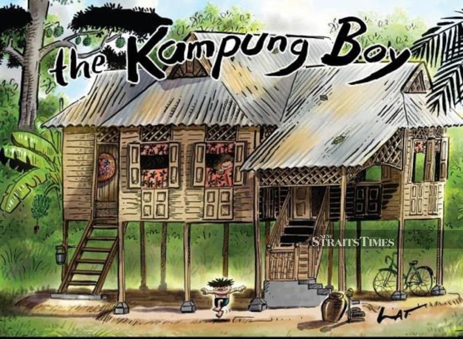  The Kampung Boy was one of the books the writer's father gifted her when she was young.