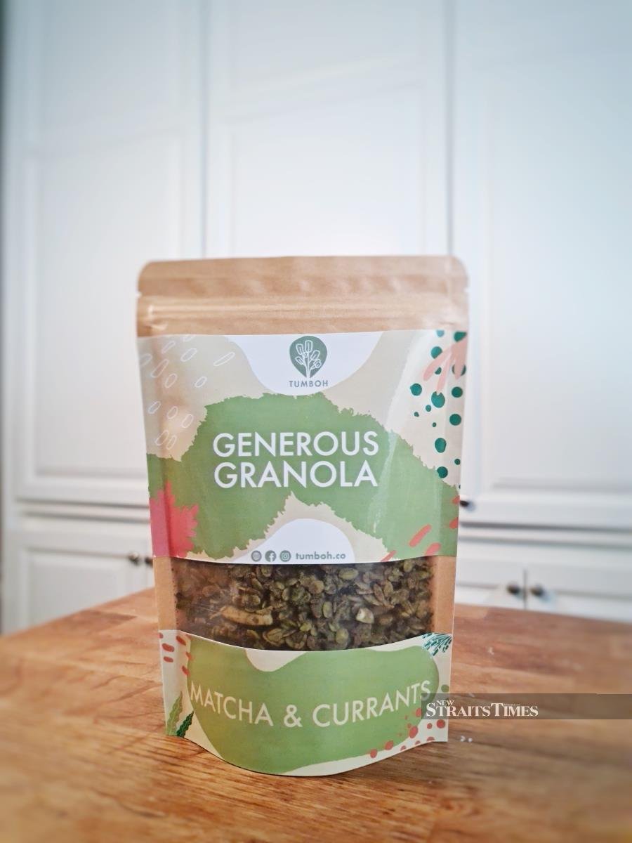  Generous Granola is a special recipe created by Aiman Anuar, Amir’s fraternal twin.