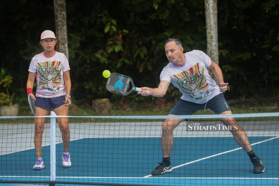  The pickleball community in Malaysia is growing to be a colourful one.