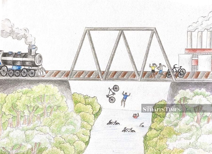  The memorable bridge jump.