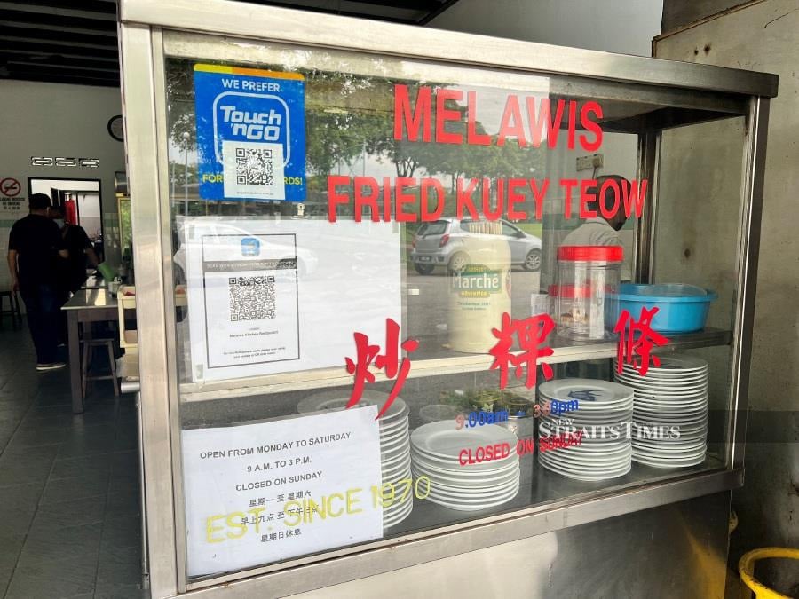  Melawis Kuey Teow shop has been in business for over 50 years.