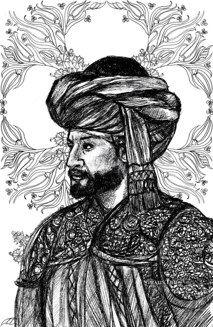  Sultan Mehmed, also known as Al-Fateh the Conqueror, conquered Constantinople in 1453. Illustrated by Ariyana Ahmad.