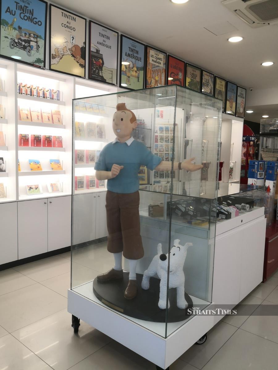  TINTIN Singapore is said to be the largest of its kind in the world.