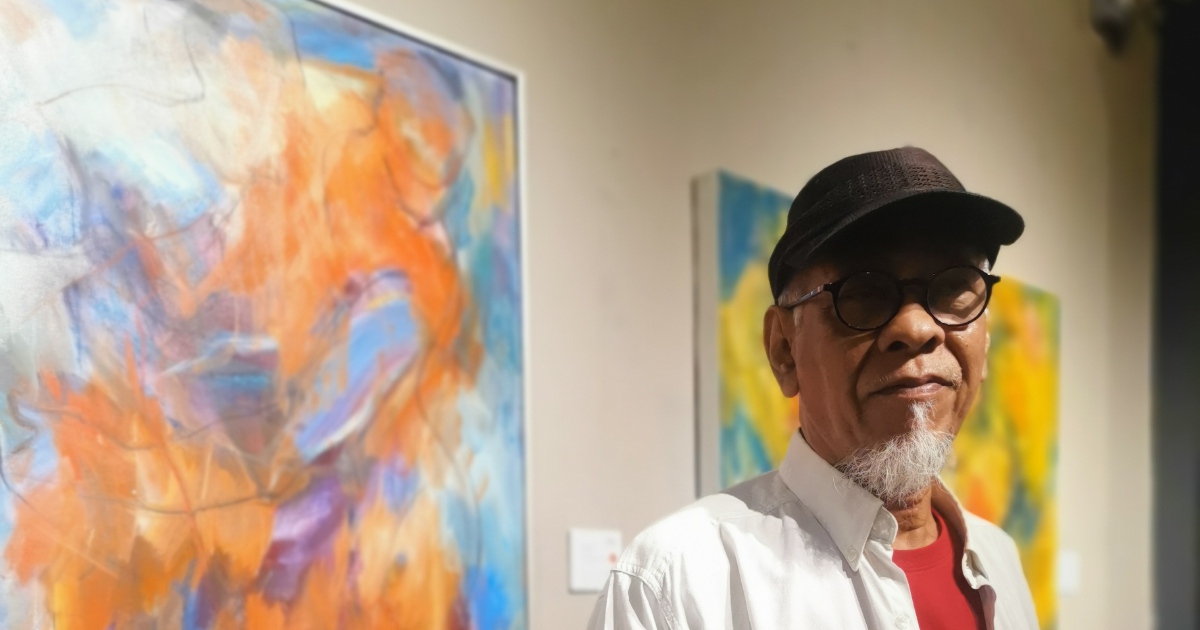 Eminent artist Yusof Ghani isn't ready to give up his paintbrush yet ...