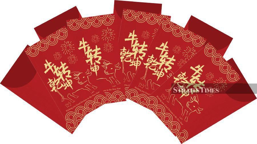  Ang pau packets, highly coveted by children in particular.