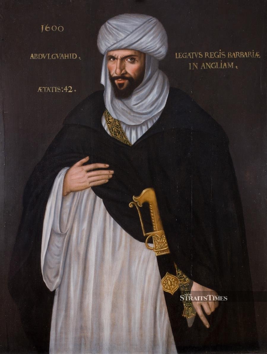  Abd al-Wahid bin Mas’ood bin Mohammad ‘Annouri by an unknown English art, 1600. From Research and Cultural Collections, University of Birmingham.