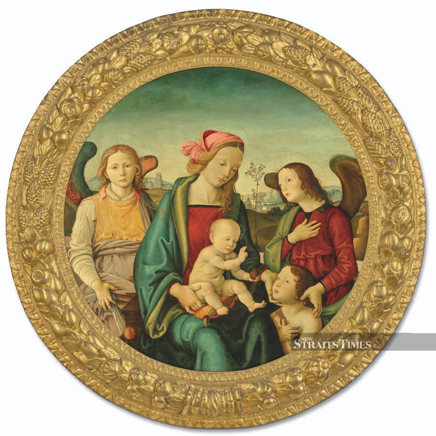  This anonymous Florentine painting circa 1500 fetched a high price at Christie's, with bidders no doubt hoping it was really by a big name such as Botticelli. Courtesy of Christie's.